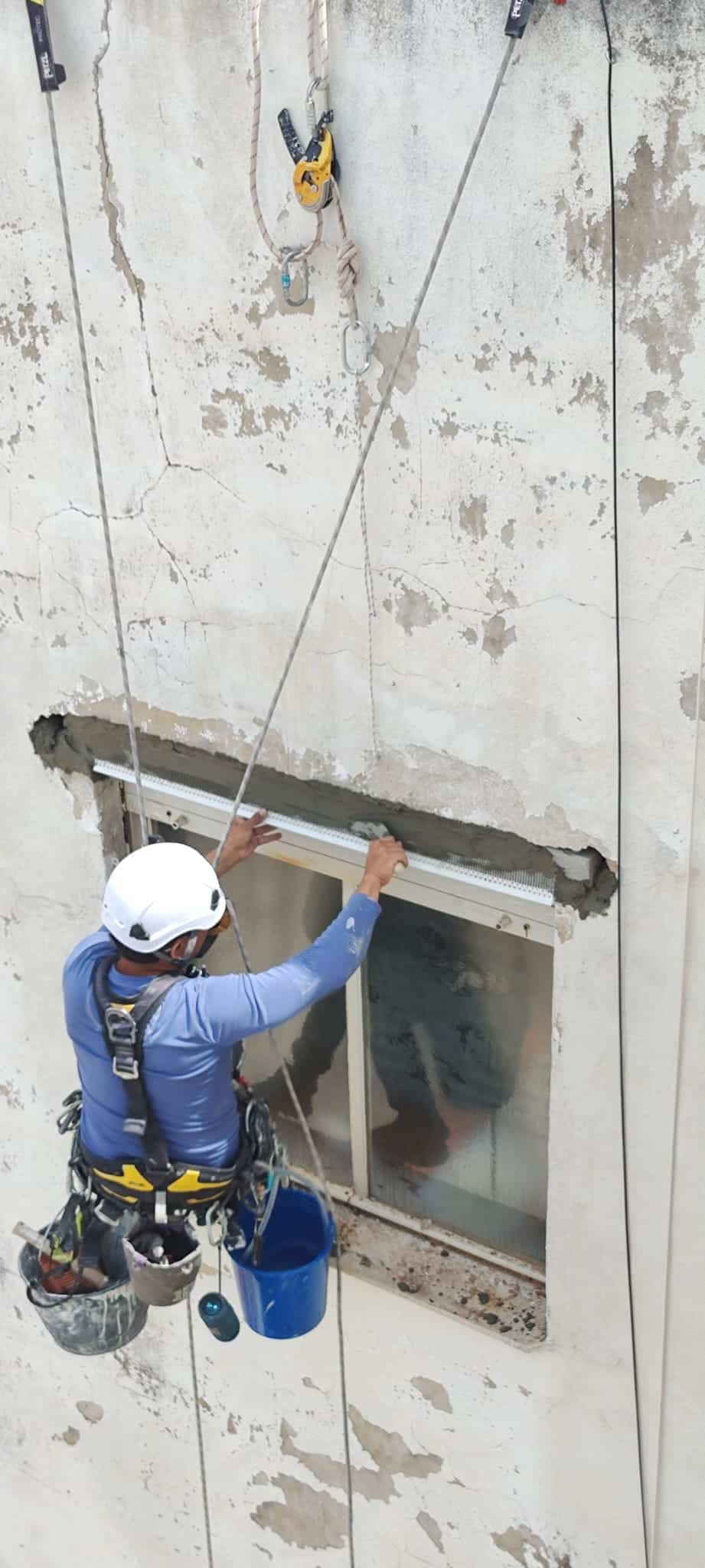 Rehabilitación de fachadas - trabajos verticales Alicante